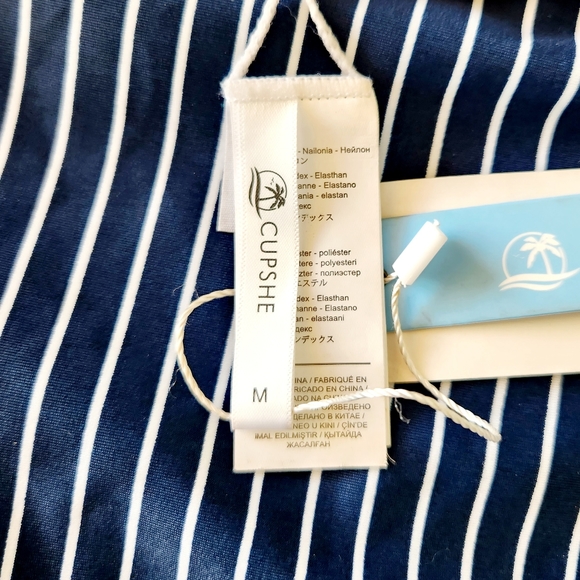 Cupshe Reversible Striped Bikini Bottom Only - Picture 9 of 11